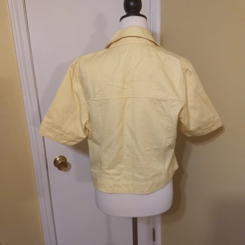 Susan Bristol embroidery cotton jacket sz med - Picture 6 of 6
